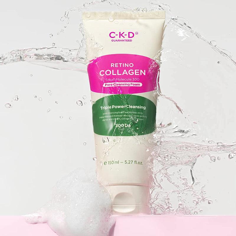 CKD GUARANTEED Retino Collagen Small Molecule 300 Pore Cleansing Foam 150ml