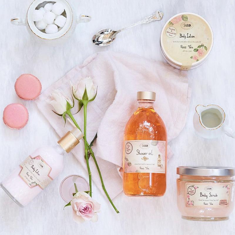 SABON Shower Oil Rose Tea 300ml - LMCHING Group Limited