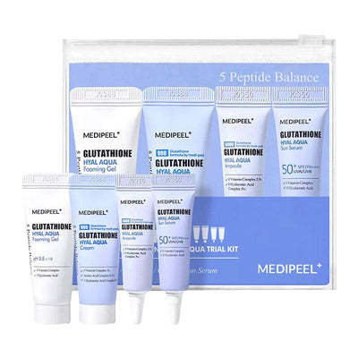 MEDIPEEL Glutathione Hyal Aqua Trial Kit (4 Item)