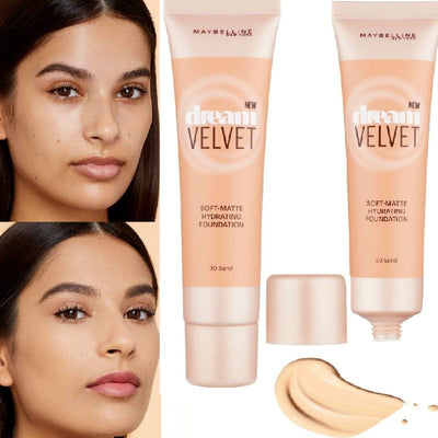 MAYBELLINE Dream Velvet Soft Matte Hydrating Foundation (#30 Sand) 30ml - LMCHING Group Limited