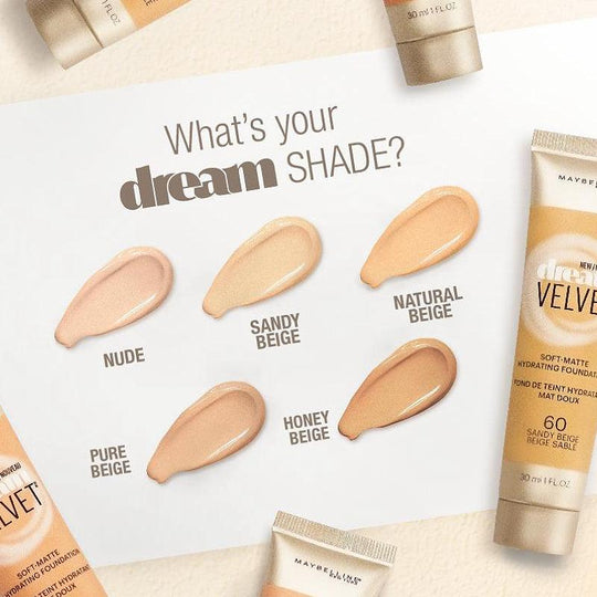 MAYBELLINE Dream Velvet Soft Matte Hydrating Foundation (