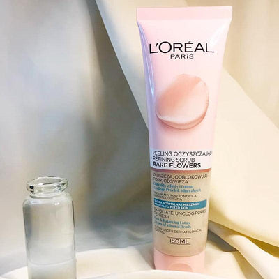 L'OREAL PARIS Rare Flowers Refining Scrub (For Normal And Combination Skin) 150ml - LMCHING Group Limited