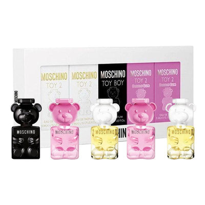 MOSCHINO Coleção Miniatura (EDP 5ml x 3 + EDT 5ml x 2)