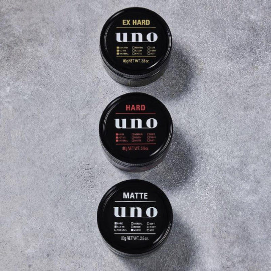 SHISEIDO อูโน่ เอ็กซ์ฮาร์ด เอ็กซ์ตร้า สตรอง โฮลด์ แว็กซ์จัดแต่งทรงผม 80ก
