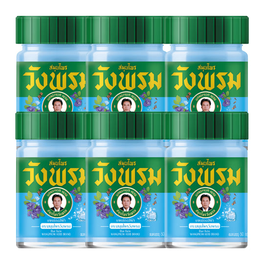 Wang Prom Thai Bálsamo Herbal Azul de Massagem (Reduz Varizes) 50g