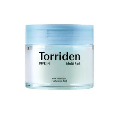 Torriden DIVE-IN Almohadillas con ácido hialurónico de bajo peso molecular 80uds/ 160ml