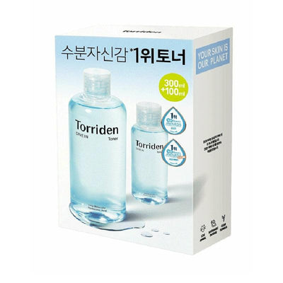 Torriden 韓國 DIVE-IN 低分子玻尿酸爽膚水套裝 (爽膚水 300ml + 100ml)