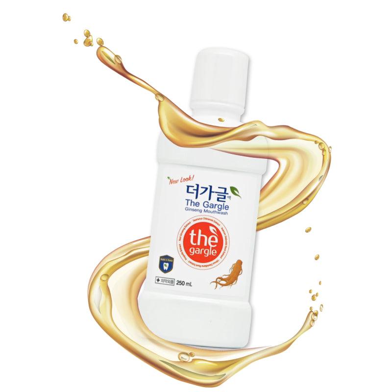 The Gargle Enjuague bucal sabor ginseng coreano esterilización al 99.9% 250ml refrescante de boca líquido