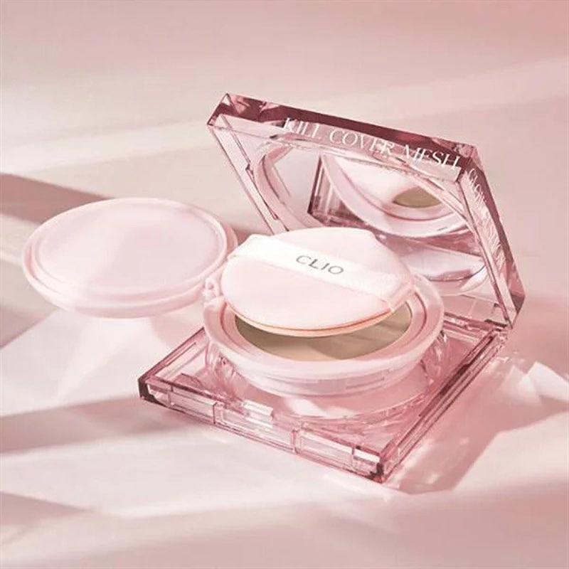 CLIO Kill Cover Mesh Glow Cushion SPF 50+ PA++++ 15g + Refill 15g (2 Colors) - LMCHING Group Limited