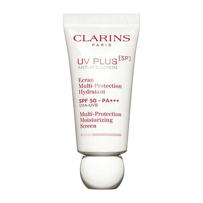 CLARINS UV Plus 5P Protetor Hidratante Anti-Poluição Multi Proteção SPF50 PA+++ (2 Cores) 30ml