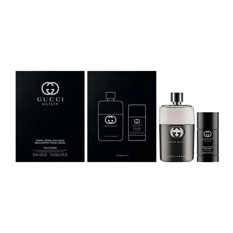 GUCCI Guilty Pour Homme Gift Box Set (EDT 90ml + Deodorant Stick 75ml) - LMCHING Group Limited