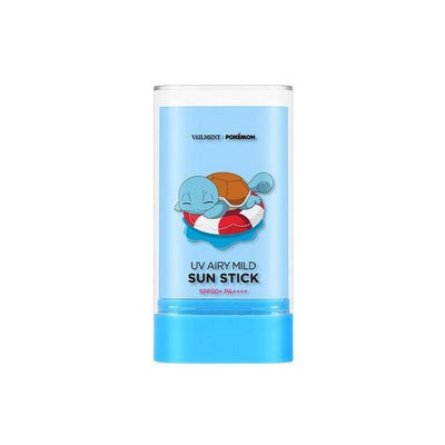 Pokémon Stick solaire anti-UV doux et léger (#Carapuce) 18 g