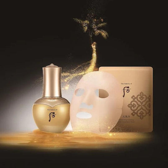 The history of Whoo Cheongidan Mascarilla iluminadora regeneradora concentrado de oro 1ud / 5uds / 10uds