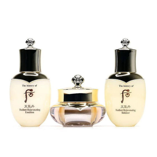 The History of Whoo ชุดของขวัญ Cheongidan Radiant 3 ชิ้น (Balancer 25 มล. + อิมัลชั่น 25 มล. + ครีม 10 มล.)