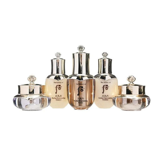 The history of Whoo Cheongidan Radiant 5pcs Special Gift Set (5 Items) - LMCHING Group Limited