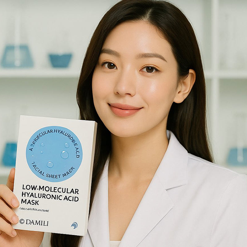 DAMILI Low-Molecular Hyaluronic Acid Mask 10pcs