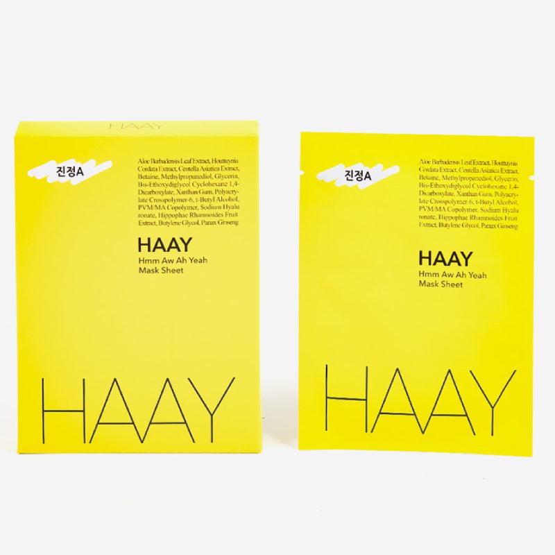 AINOS HAAY Hmm Aw Ah Yeah A Mask Sheet 23g x 10 - LMCHING Group Limited