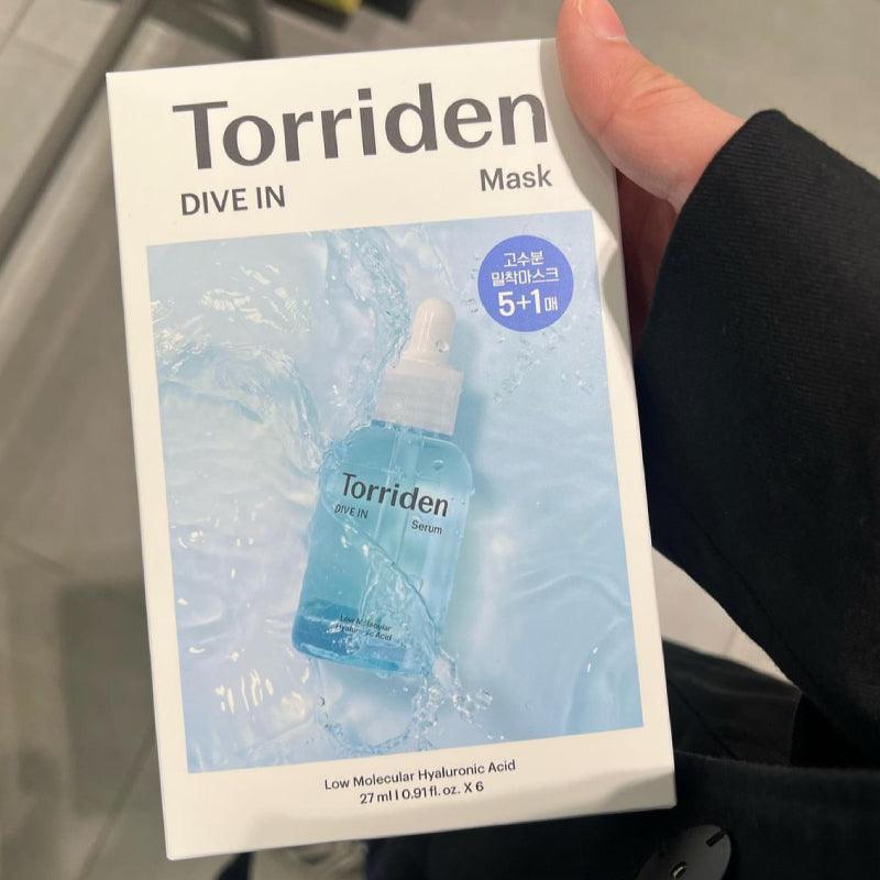 Torriden Dive-in Low-Molecular Hyaluronic Acid Facial Sheet Masks 27ml x 10 - LMCHING Group Limited