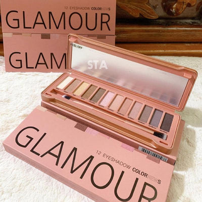 Glamour 12 Eyeshadow Colornews 12g - LMCHING Group Limited