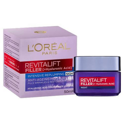 L'OREAL PARIS 法國 Revitalift 填充劑[+HA]晚霜 50ml