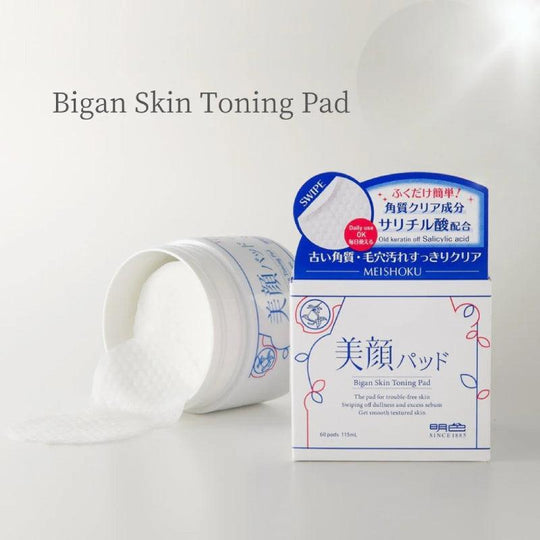 MEISHOKU Kapas Toning Kulit Bigan 60pcs/115ml