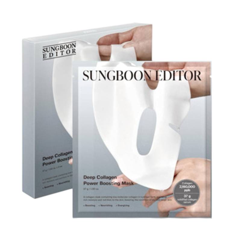 SUNGBOON EDITOR ディープコラーゲンパワーブーストマスク 37g x 4枚