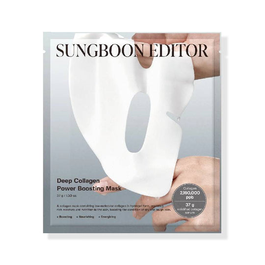 SUNGBOON EDITOR Deep Collagen Power Boosting Mask 37g x 4pcs