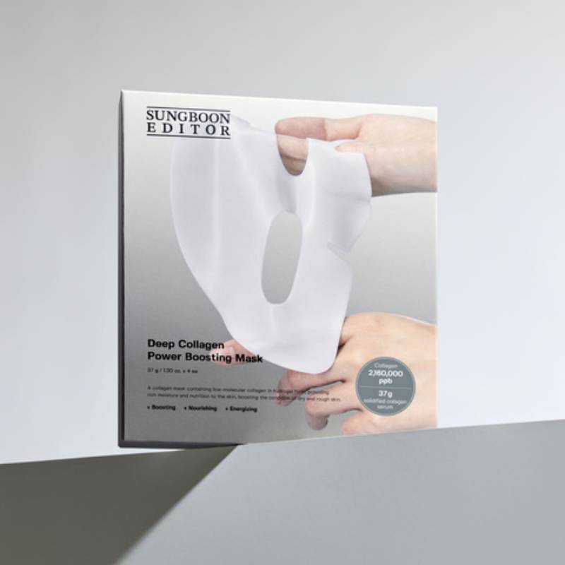 SUNGBOON EDITOR Deep Collagen Power Boosting Mask 37g x 4pcs