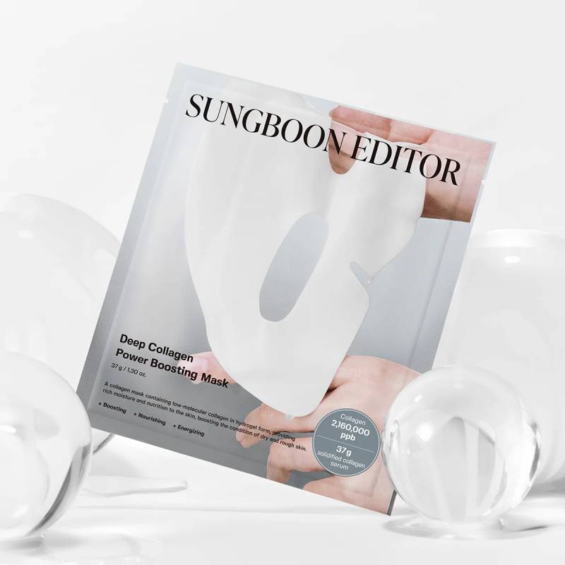 SUNGBOON EDITOR ディープコラーゲンパワーブーストマスク 37g x 4枚