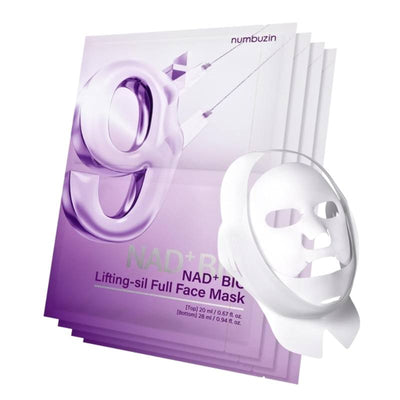 numbuzin No.9 NAD Bio Lifting-Sil Full Face Mask 48ml x 4pcs