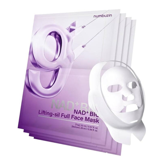 numbuzin No.9 NAD Bio Lifting-Sil Full Face Mask 48ml x 4pcs