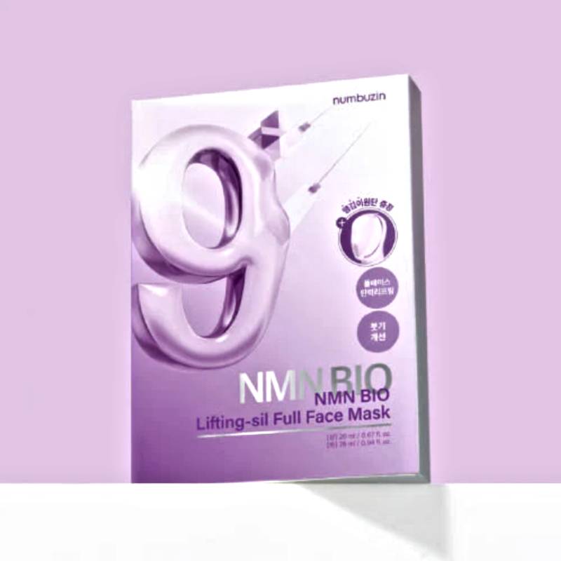 numbuzin No.9 NAD Bio Lifting-Sil Full Face Mask 48ml x 4pcs