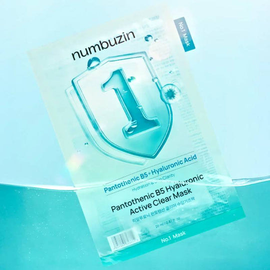 numbuzin No.1 Pantothenic B5 Hyaluronic Active Clear Mask 26ml x 4pcs