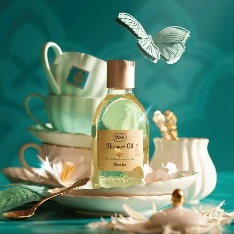 SABON 以色列 白茶沐浴油 500ml