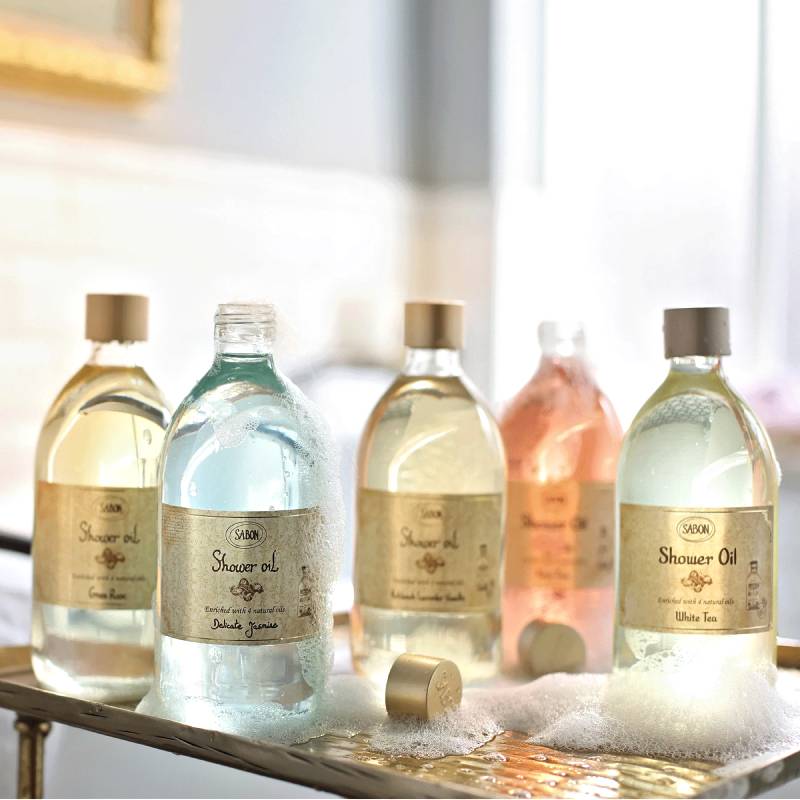SABON 以色列 白茶沐浴油 500ml