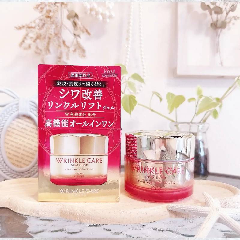 KOSE Grace One Wrinkle Care Moist Repair Gel Cream EX 100g