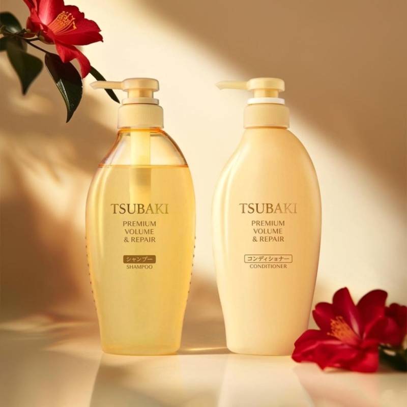 SHISEIDO Tsubaki Premium Volumen und Reparatur Shampoo 450 ml