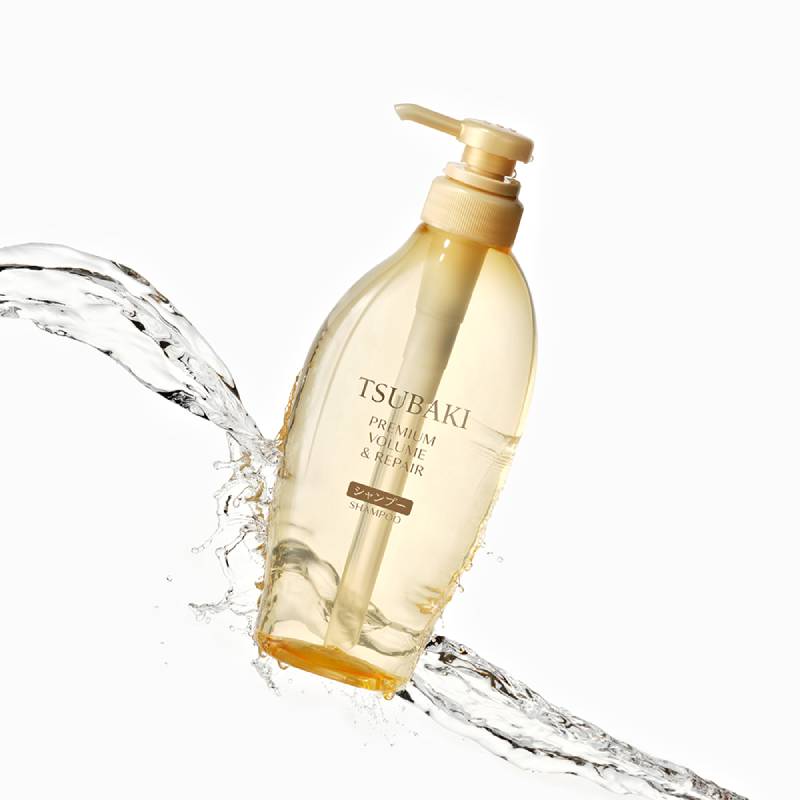 SHISEIDO Tsubaki Premium Volumen und Reparatur Shampoo 450 ml