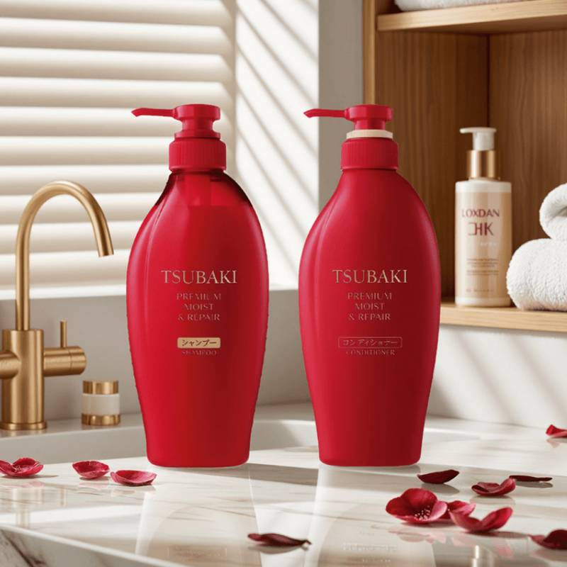 SHISEIDO Tsubaki Premium Feuchtigkeits- und Reparaturspülung 450 ml