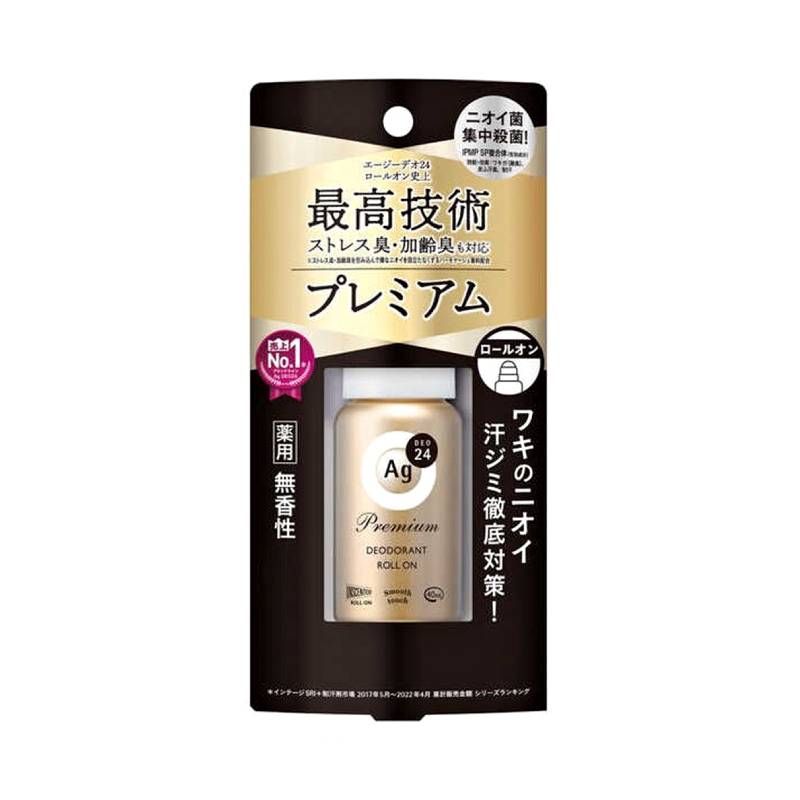 SHISEIDO Ag Deo 24 Premium Deodorant Roll On (Unscented) 40ml