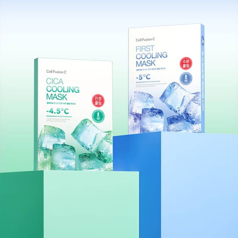 Cell Fusion C Cica Cooling Mask 27g x 5pcs