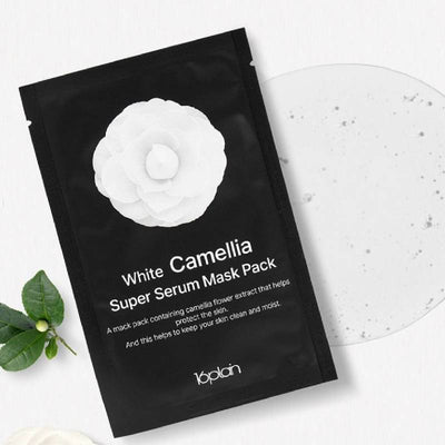 16plain White Camellia Super Serum Mask 25ml x 10pcs