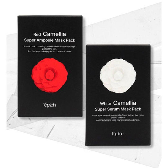 16plain White Camellia Super Serum Mask 25ml x 10pcs