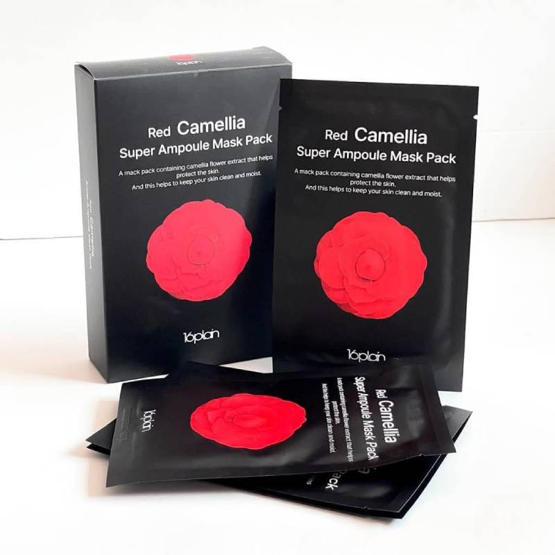 16plain Red Camellia Super Serum Mask 25ml x 10pcs