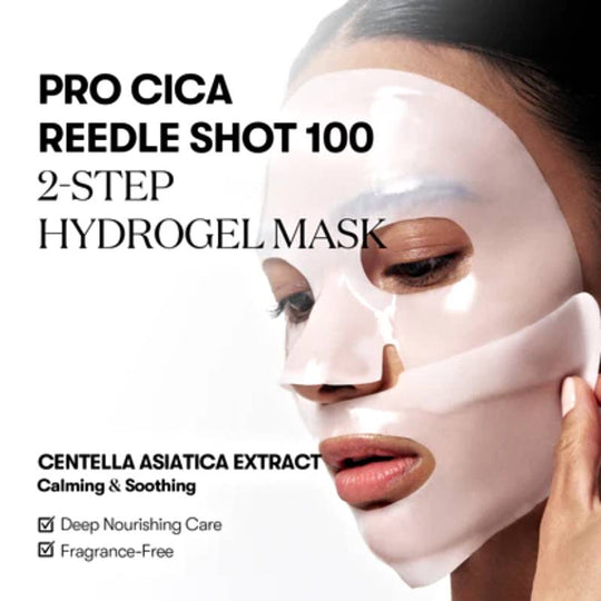 VT Cosmetics Pro Cica Reedle Shot 100 2 Step Hydrogel Mask 34.5g x 4pcs