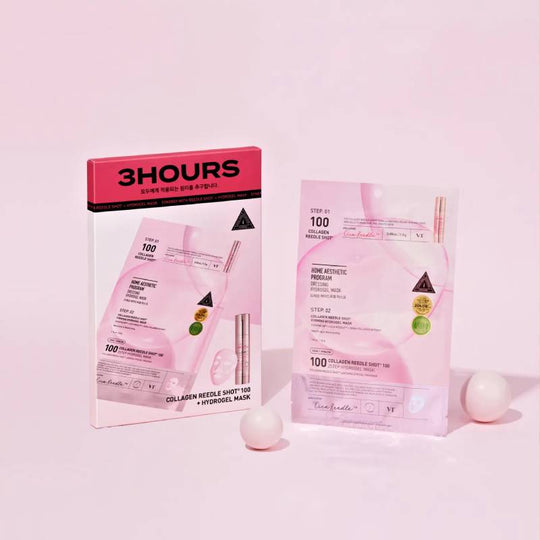 VT Cosmetics Collagen Reedle Shot 100 2 Step Hydrogel Mask 34.5g x 4pcs