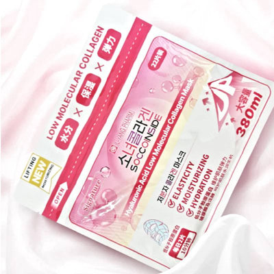 IL-YANG PHARM. Soccoinside Hyaluronic Acid Low Molecular Collagen Mask 380ml x 22pcs