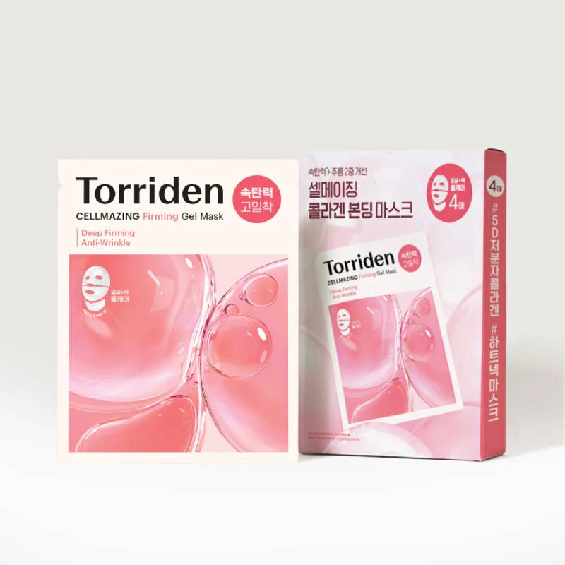 Torriden セルメイジング ファーミング ジェルマスク 45g x 4枚