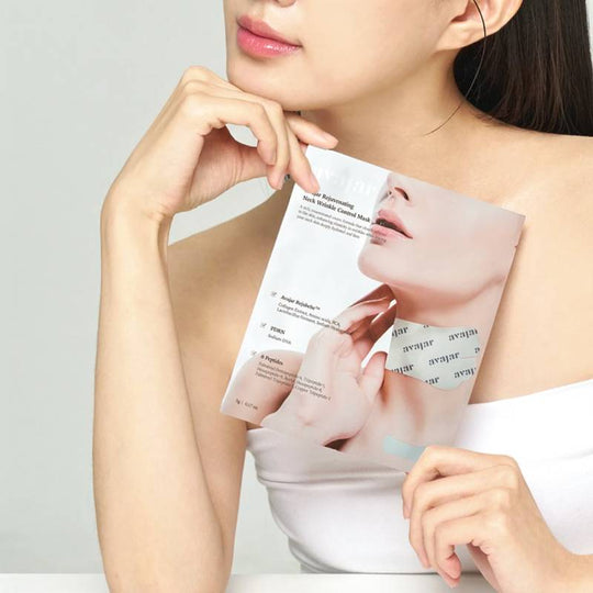 avajar Rejuvenating Neck Wrinkle Control Mask (New Version) 5g x 5pcs