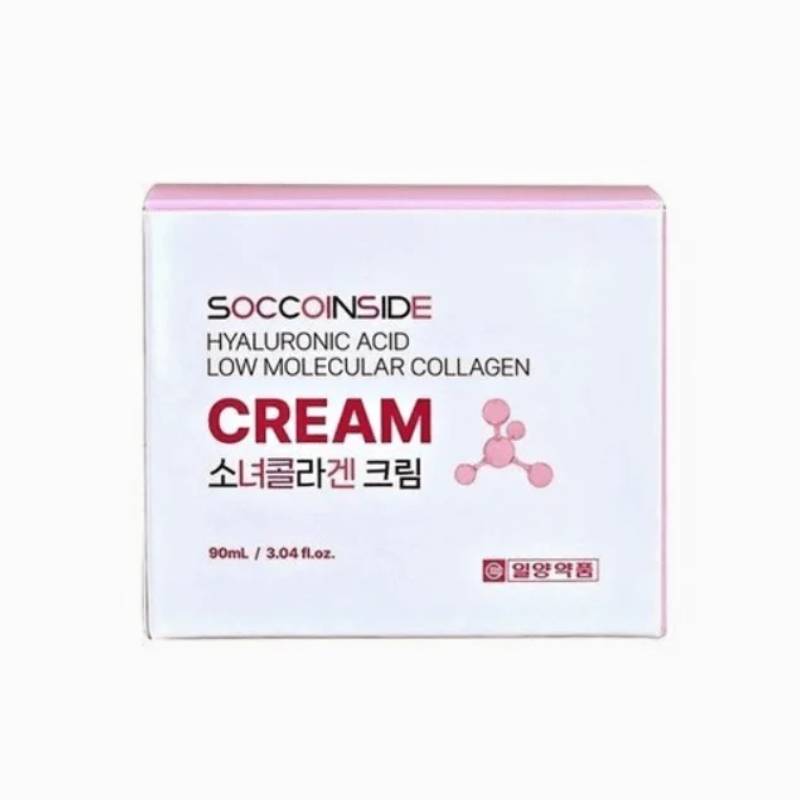 IL-YANG PHARM. ครีมคอลลาเจนโมเลกุลต่ำ กรดไฮยาลูรอนิก Soccoinside 90 มล.